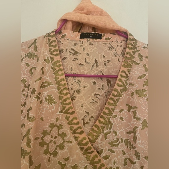 Sapphire Indian Pakistani desi angrakha - Picture 5 of 6